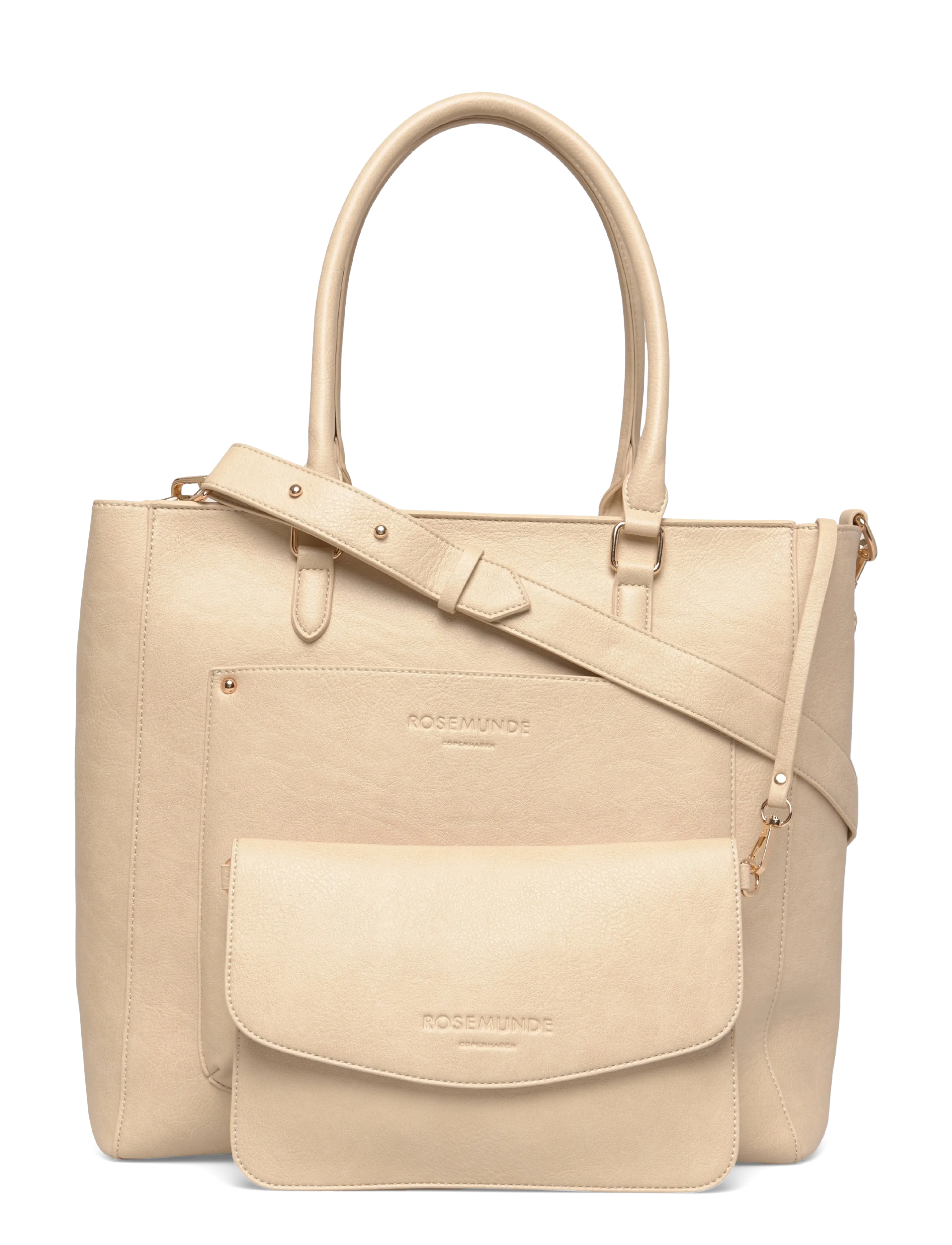 Rosemunde RBAndora 2 in 1 Big Shopper - Tasker - PURE SAND GOLD / beige