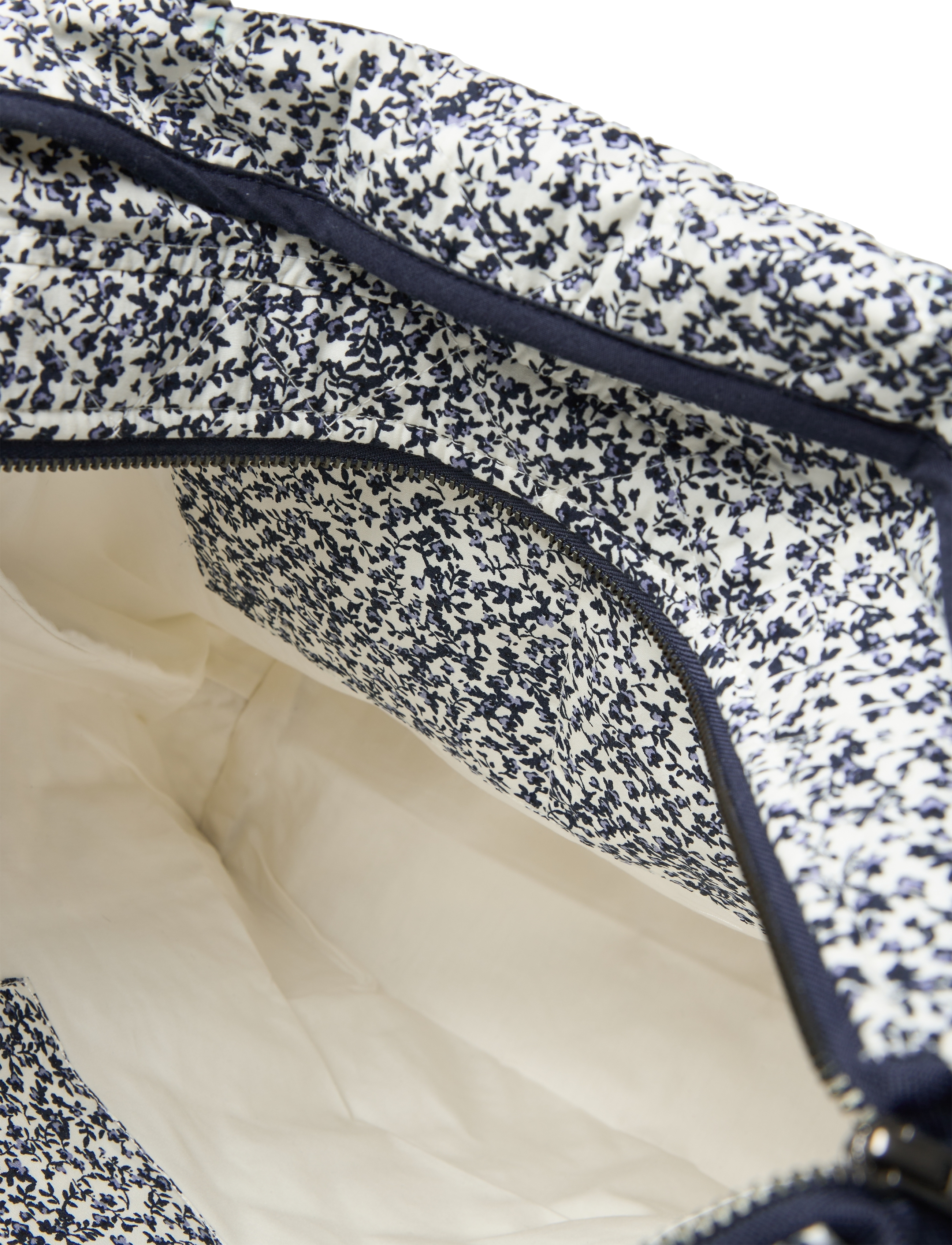 Rosemunde - Organic bag - ivory petit floral print - 3