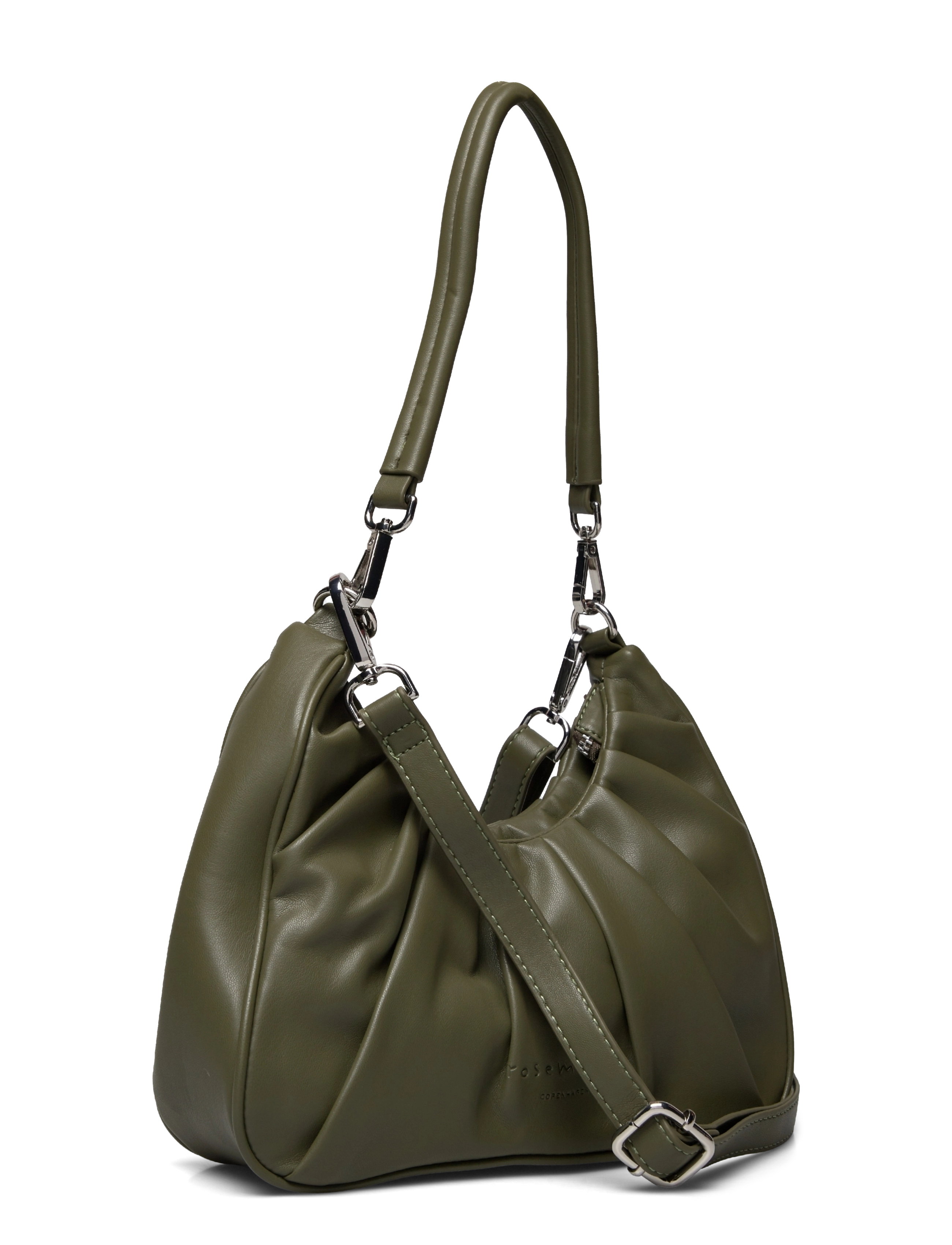 Rosemunde - Recycle hand bag - dark olive silver - 2