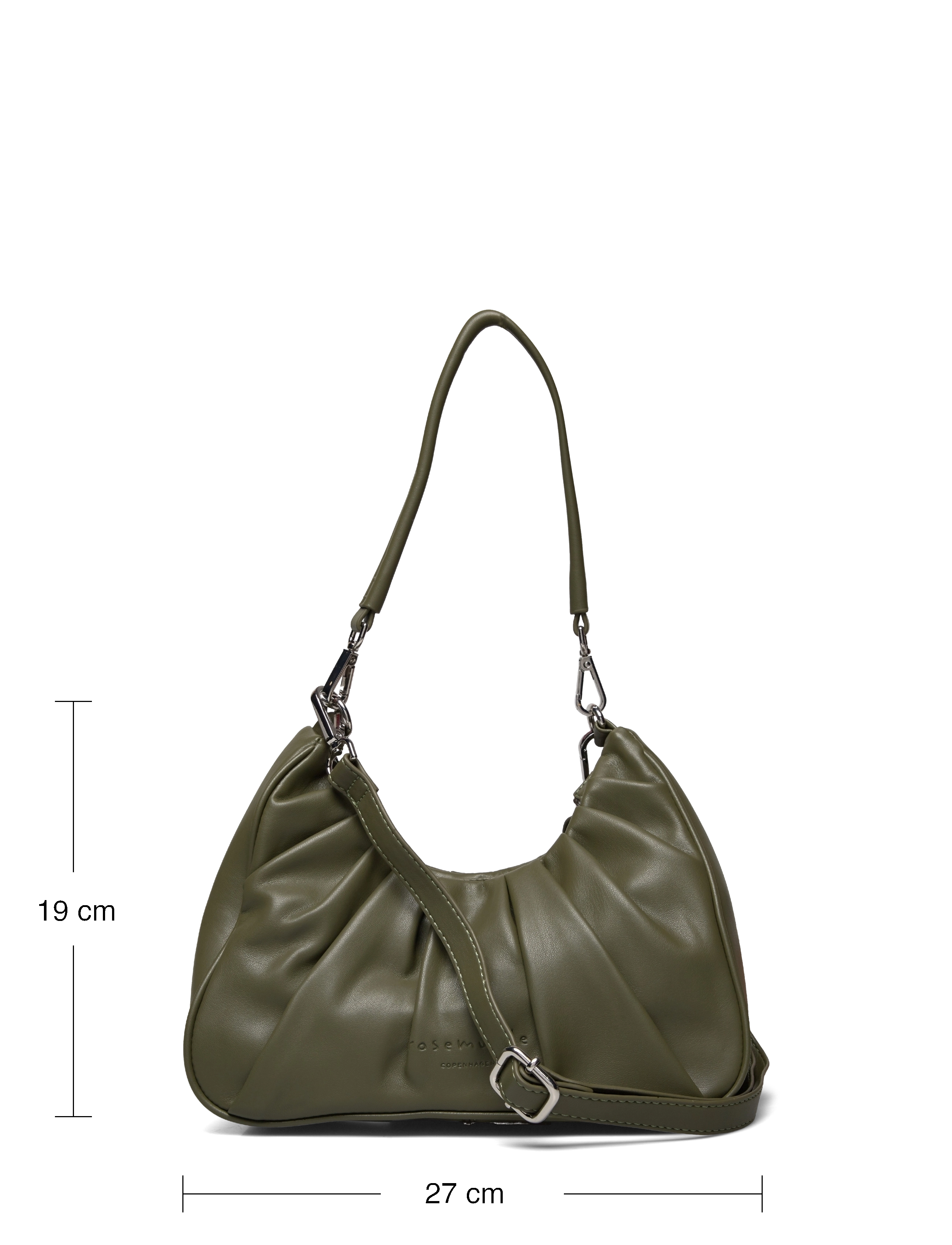 Rosemunde - Recycle hand bag - dark olive silver - 4