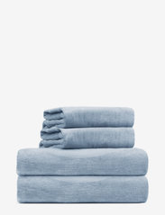 Rosemunde - Towel 45x65cm - håndklæder - dusty blue - 0