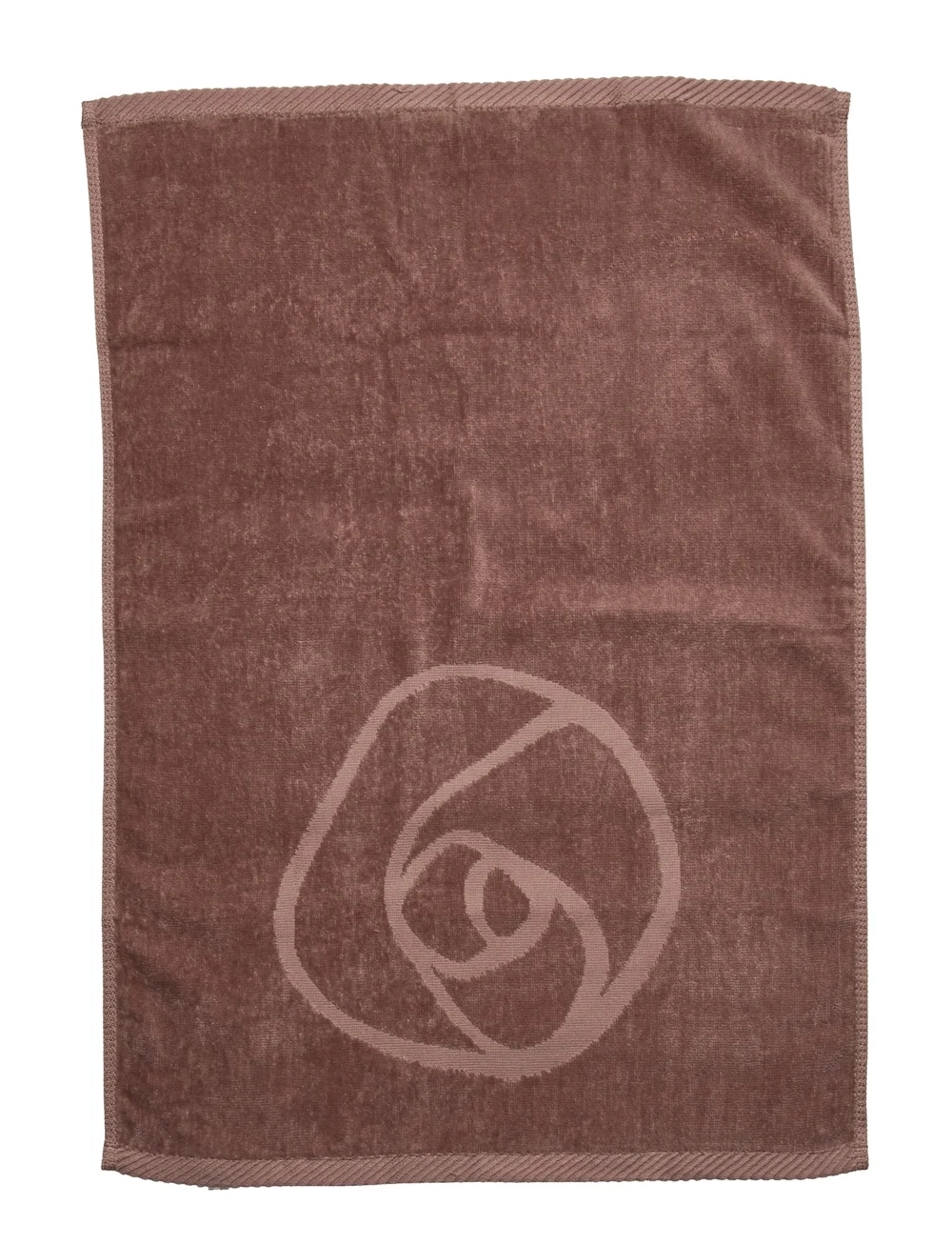 Rosemunde - towel 45x65cm - köp efter pris - dusty brown - 0