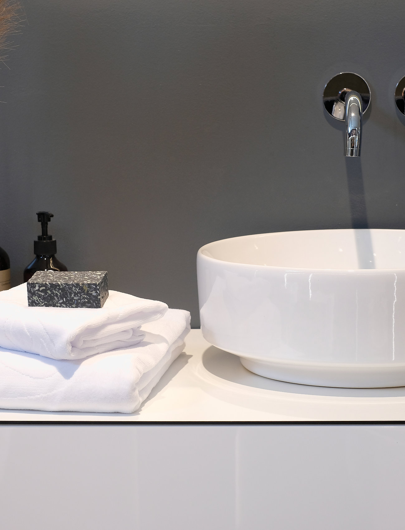 Rosemunde - Towel 45x65cm - köp efter pris - new white - 3