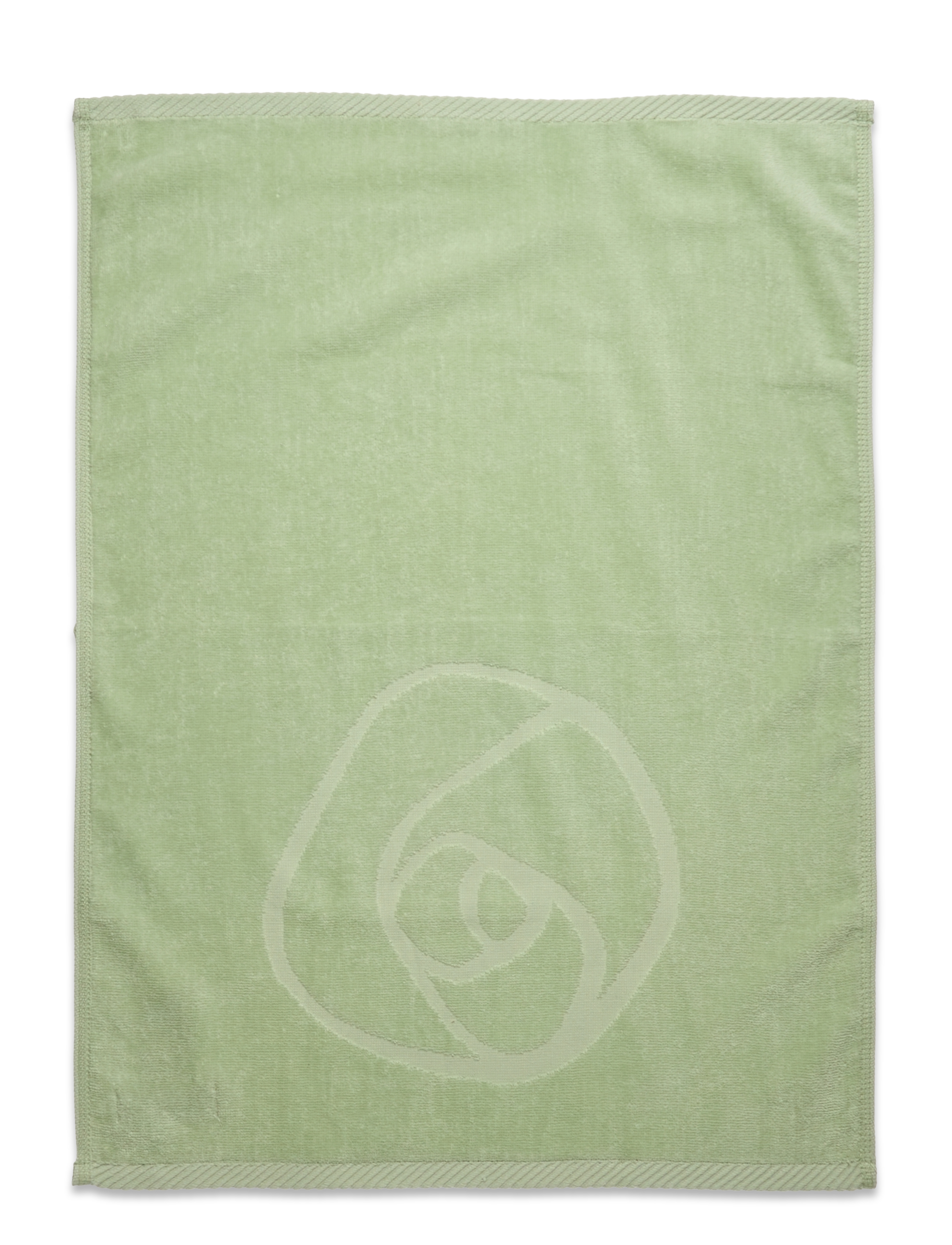 Rosemunde Towel 45x65cm - Textilier - SMOKE GREEN / green