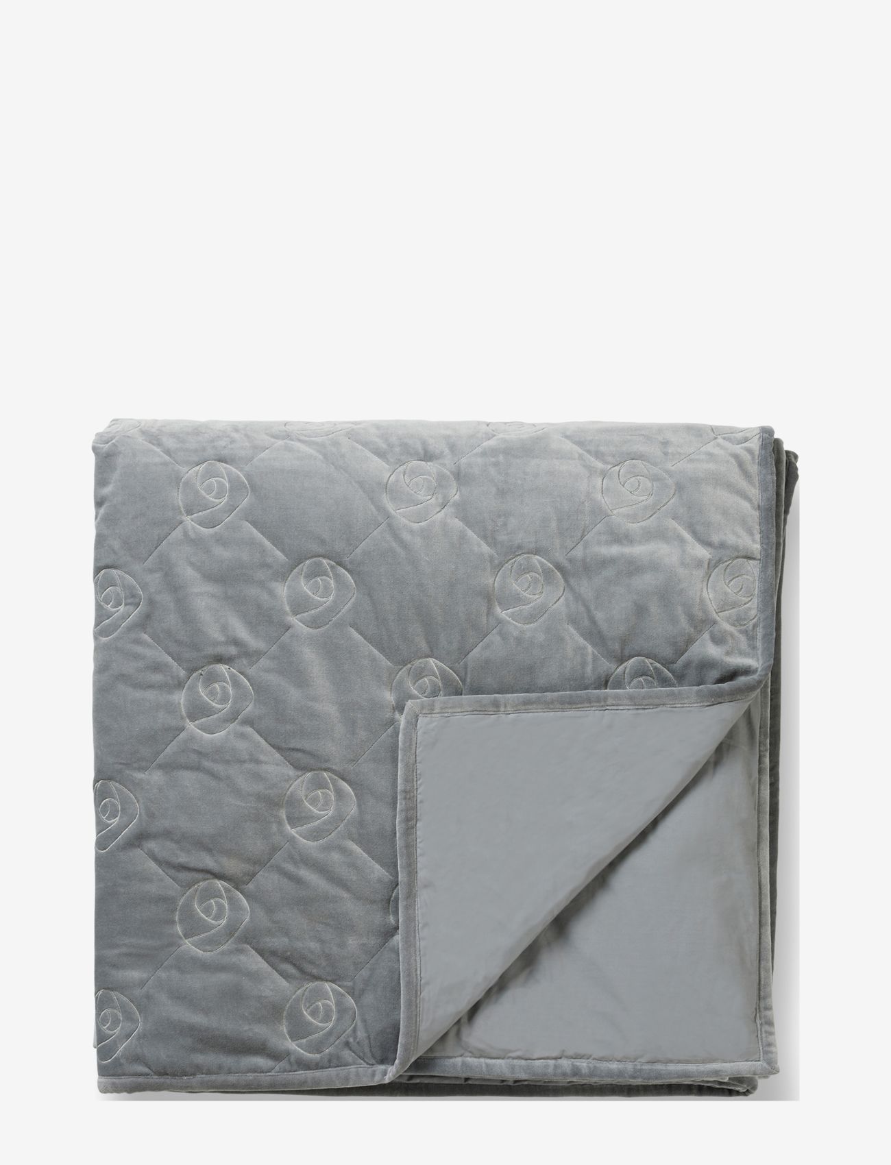 Rosemunde - Bedspread 260x260cm - tagesdecken - charcoal grey - 1