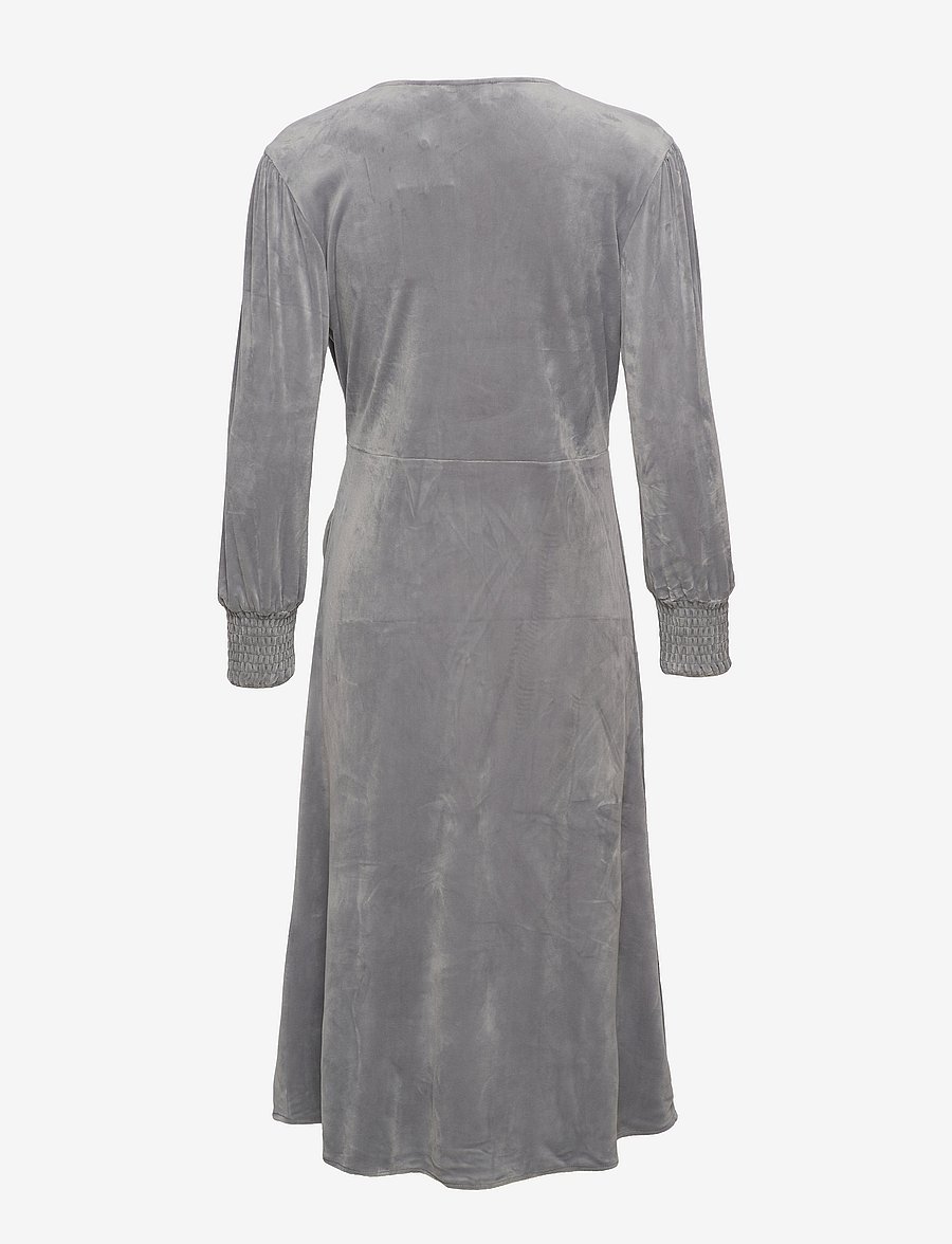 Rosemunde - Dress - omlottklänningar - charcoal grey - 1
