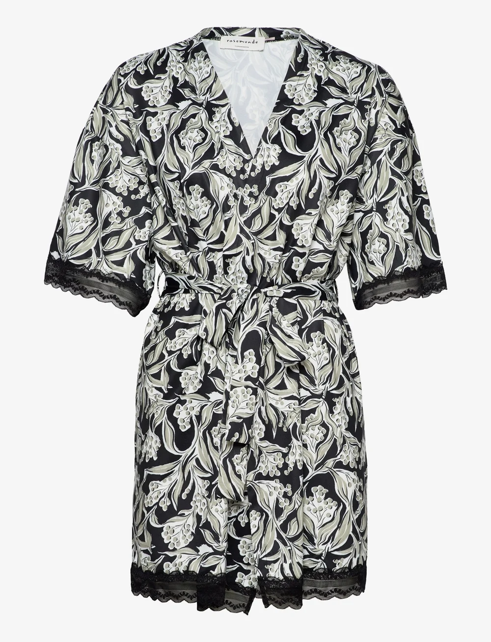 Rosemunde - Kimono - kimonoer - berry black print - 0