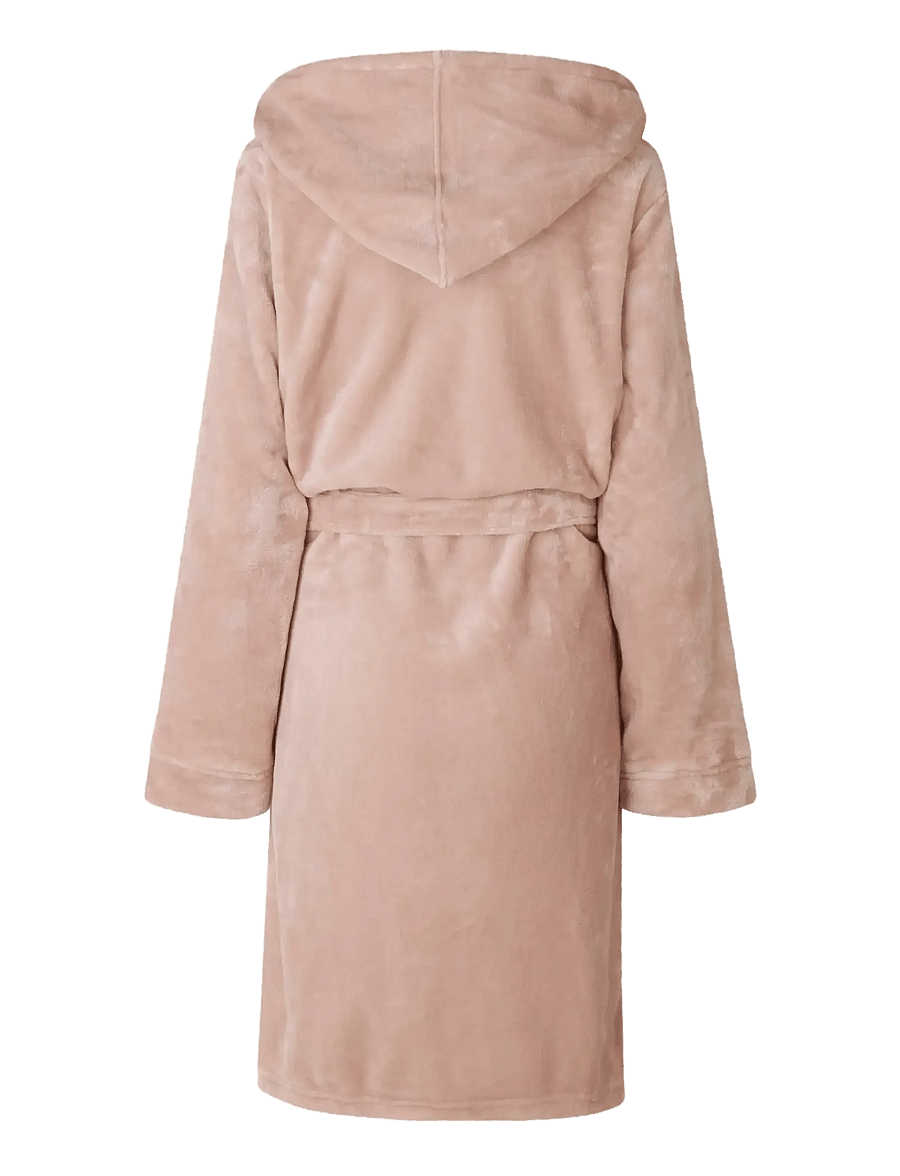 Rosemunde - RHFlurry Fleece robe - vintage powder - 1