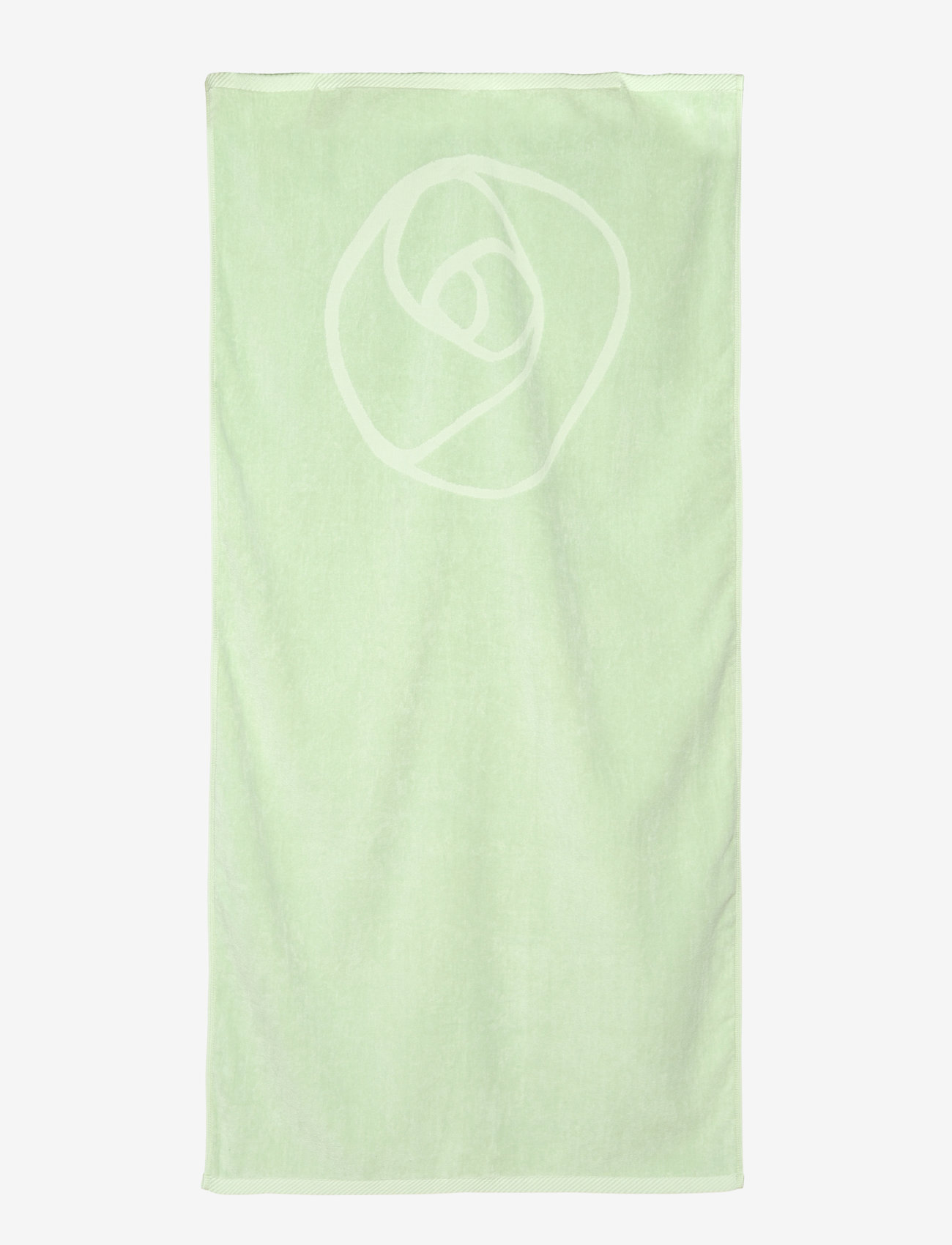 Rosemunde - Towel 100x150cm - badehåndklæder - smoke green - 0