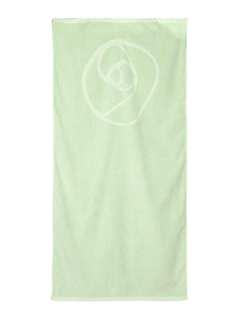 Rosemunde - Towel 100x150cm - badehåndklæder - smoke green - 0