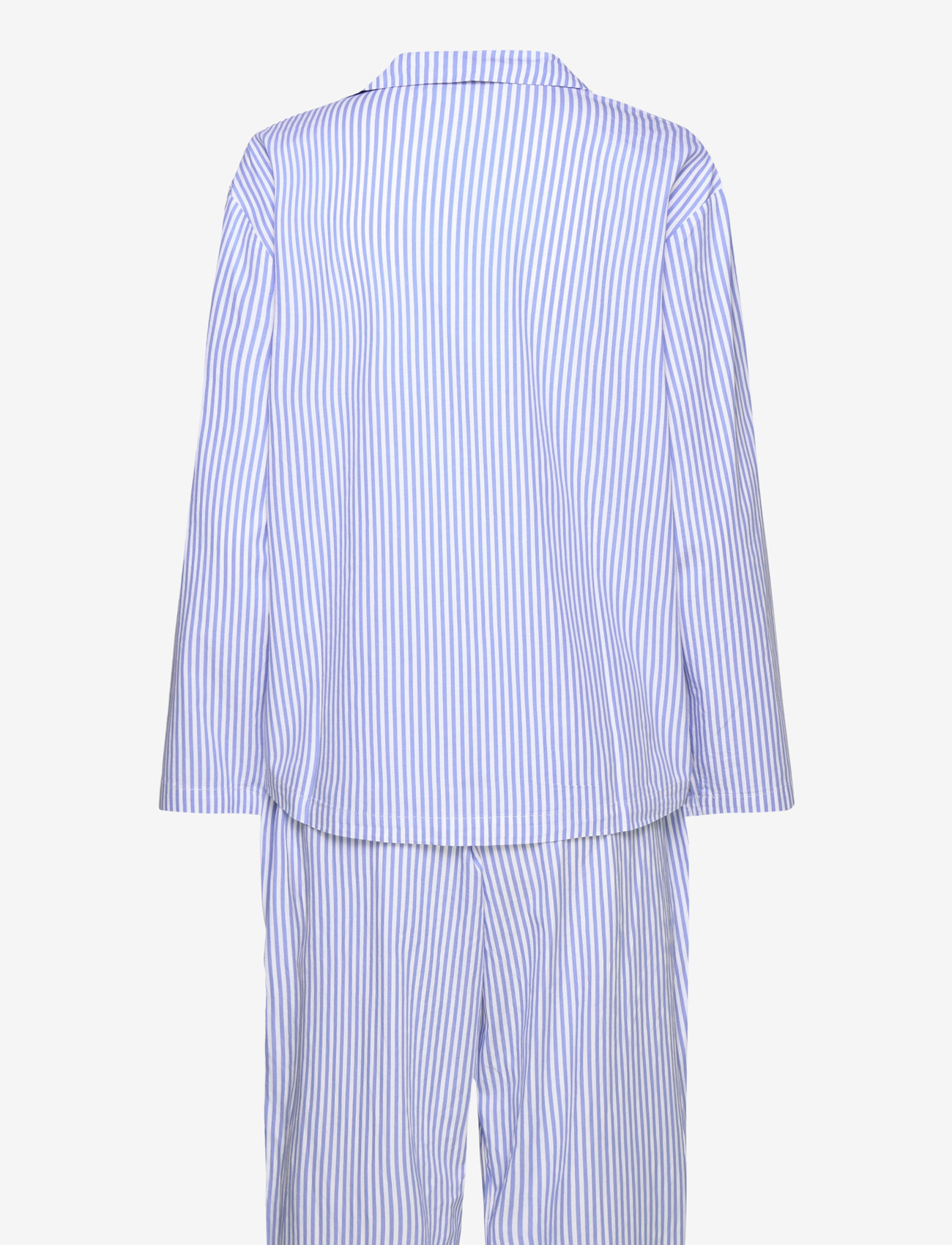 Rosemunde - RHPaige Nightset - blue white stripe print - 1
