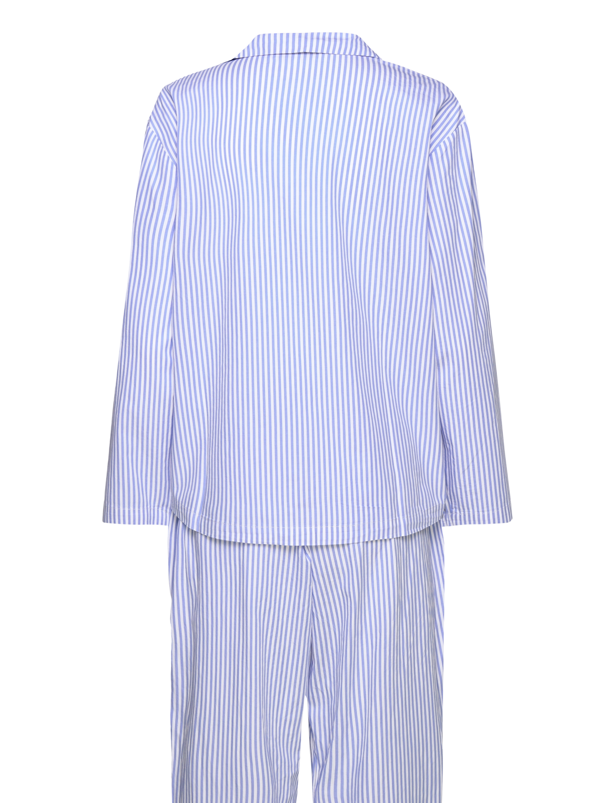 Rosemunde - RHPaige Nightset - blue white stripe print - 1