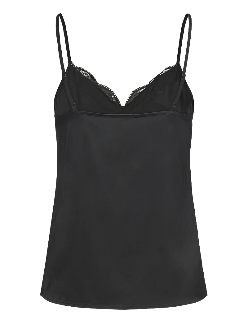 Rosemunde - RHJasmine SL Night Strap Top - tops - black - 1
