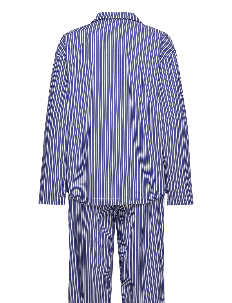 Rosemunde - RHPatty Nightset - pyjamas - blue white stripe print - 1