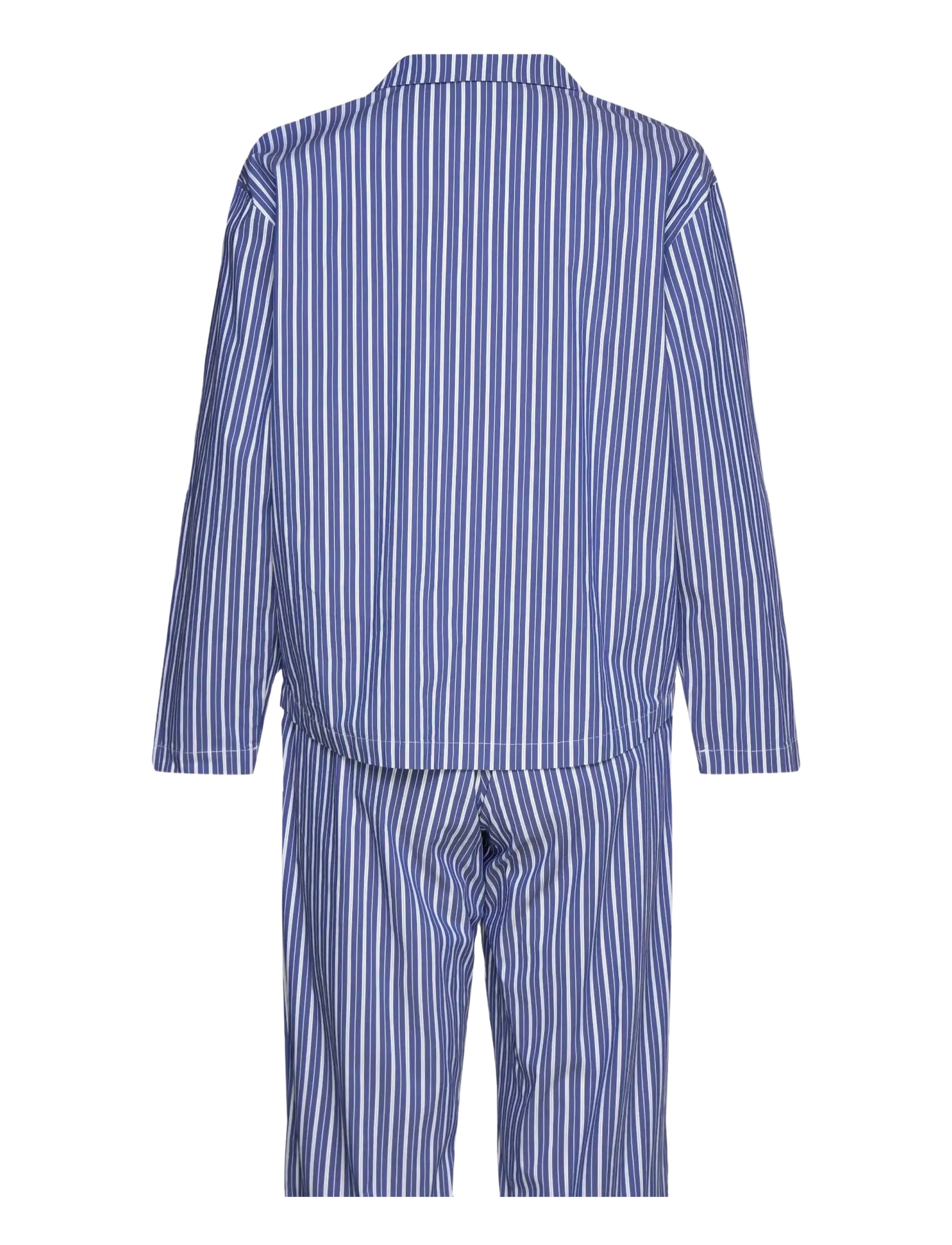 Rosemunde - RHPatty Nightset - geburtstagsgeschenke - blue white stripe print - 1