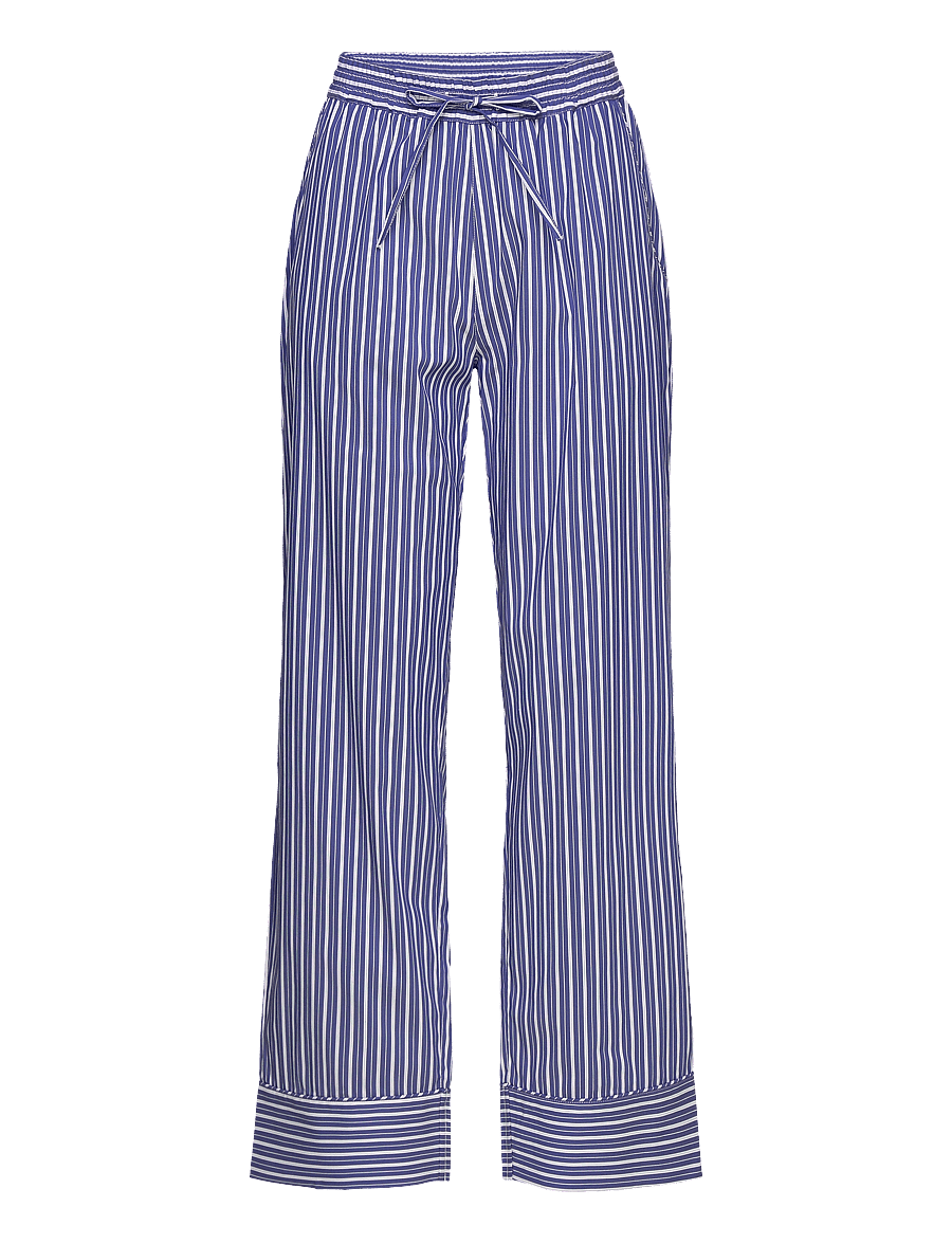Rosemunde - RHPatty Nightset - blue white stripe print - 2