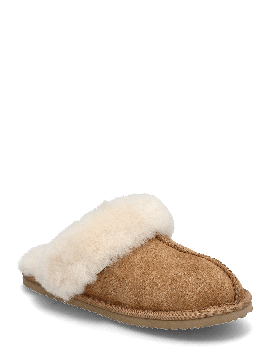 Rosemunde - RHBrisbane Shearling Reversed Slippers - vardagsstil - almond - 0