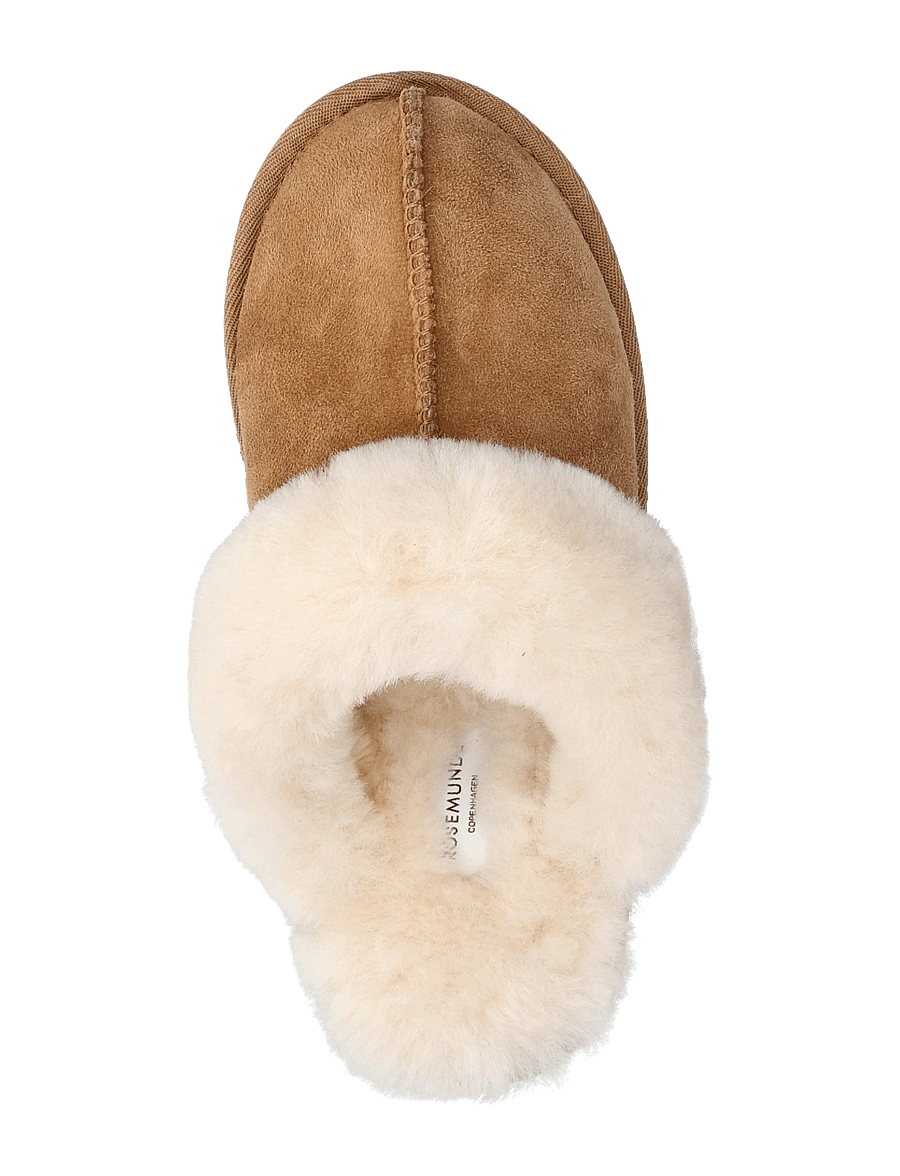 Rosemunde - RHBrisbane Shearling Reversed Slippers - vardagsstil - almond - 3