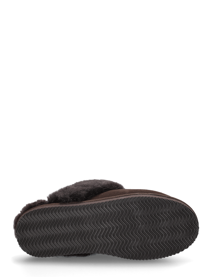 Rosemunde - RHBrisbane Shearling Reversed Slippers - alltags-style - coffee brown - 4