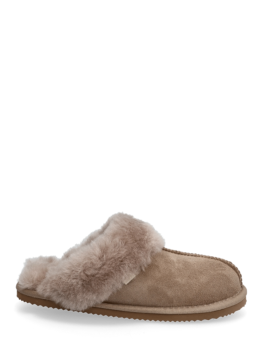 Rosemunde - RHBrisbane Shearling Reversed Slippers - hverdags stil - elk brown - 1
