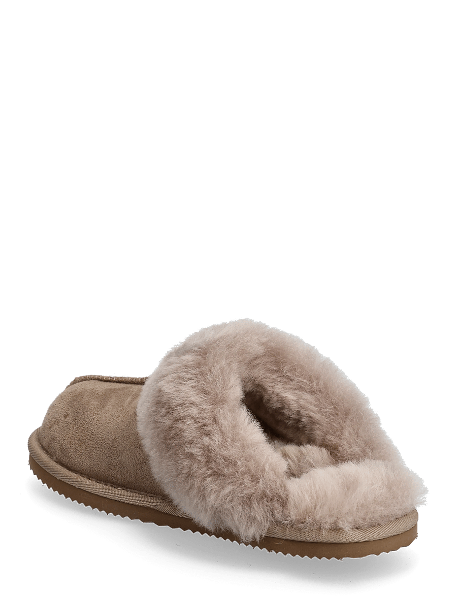 Rosemunde - RHBrisbane Shearling Reversed Slippers - hverdags stil - elk brown - 2