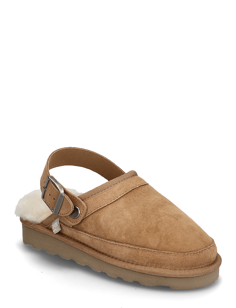 Rosemunde - RHBrisbane Shearling buckle slipper - vardagsstil - almond - 1