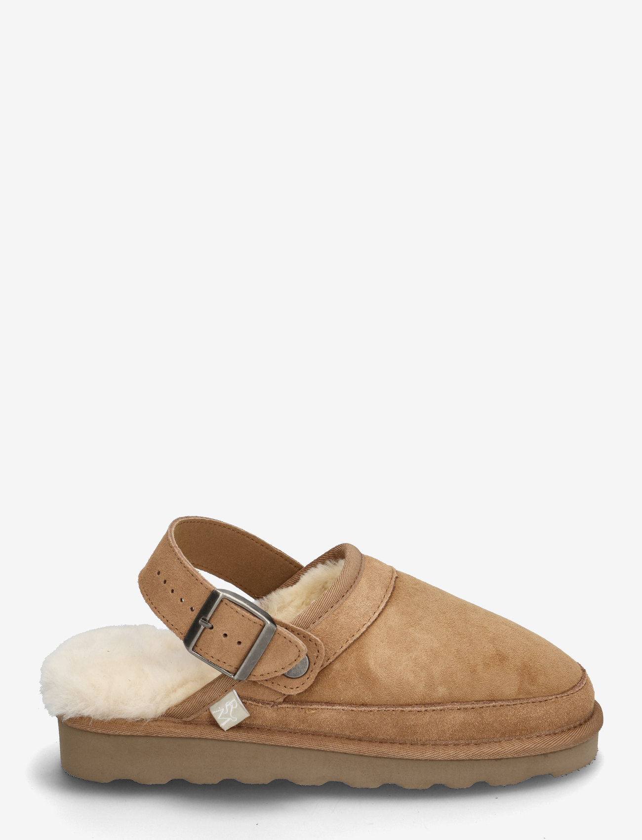 Rosemunde - RHBrisbane Shearling buckle slipper - vardagsstil - almond - 2