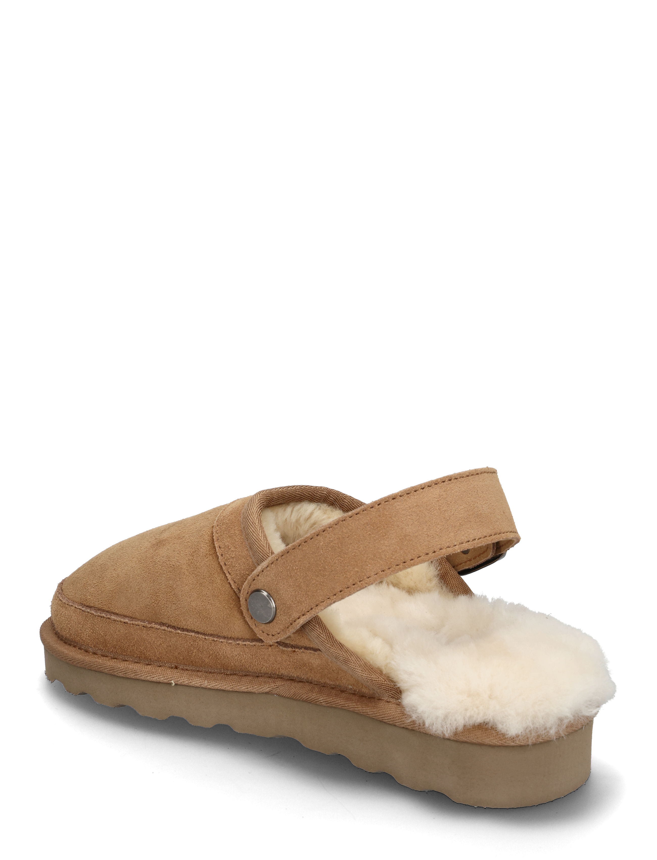 Rosemunde - RHBrisbane Shearling buckle slipper - kvinder - almond - 3