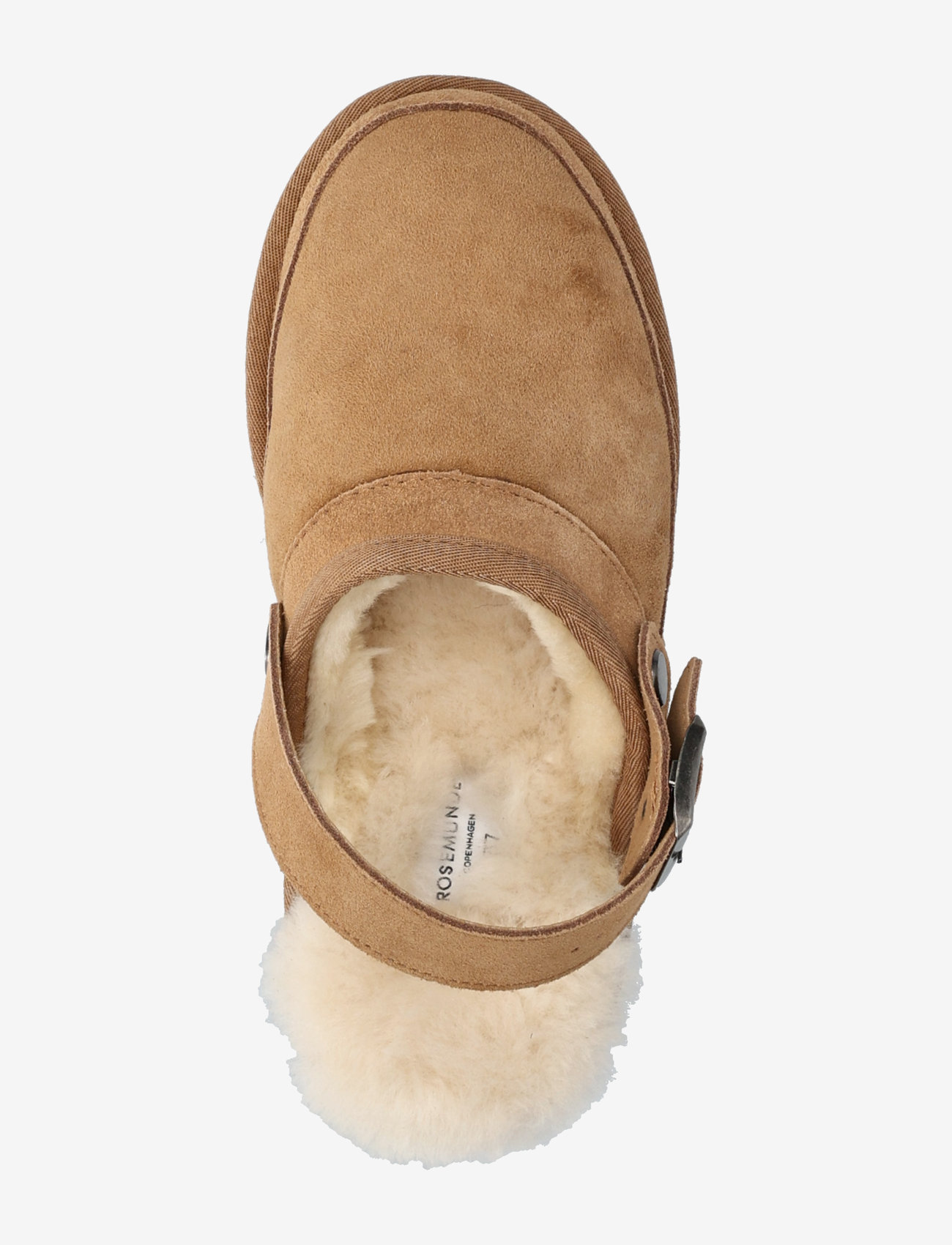 Rosemunde - RHBrisbane Shearling buckle slipper - vardagsstil - almond - 4