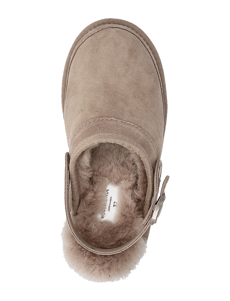 Rosemunde - RHBrisbane Shearling buckle slipper - vardagsstil - elk brown - 4