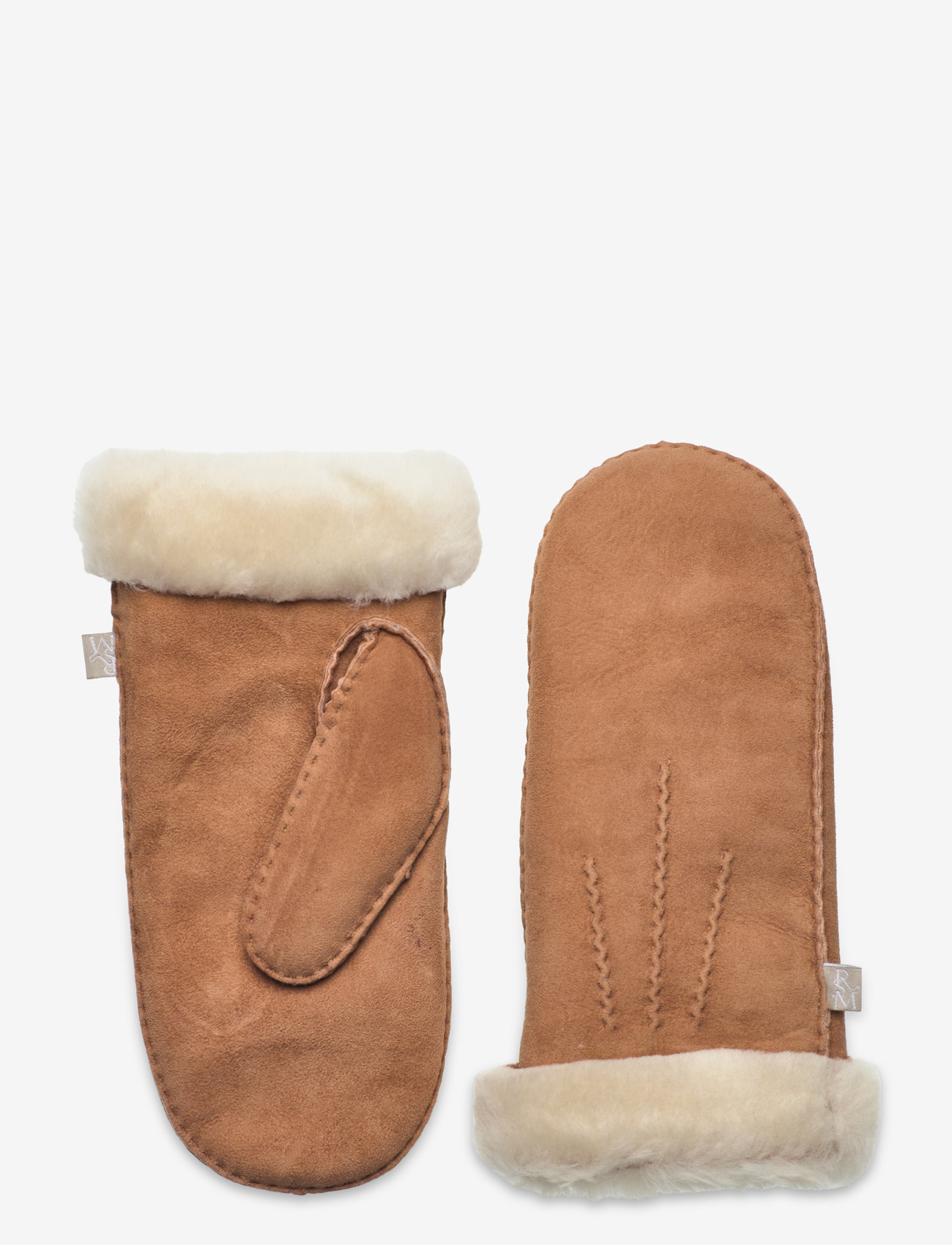 Rosemunde - RHSydney Shearling Stitch Mittens - gants de pouce - almond - 0