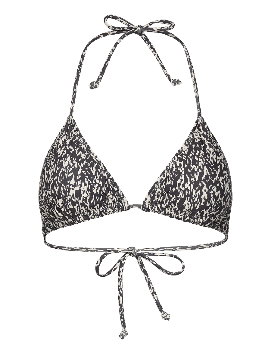 Rosemunde - RWShiitake Triangle Bikini Top - trekantsbikinier - black abstract camo print - 0