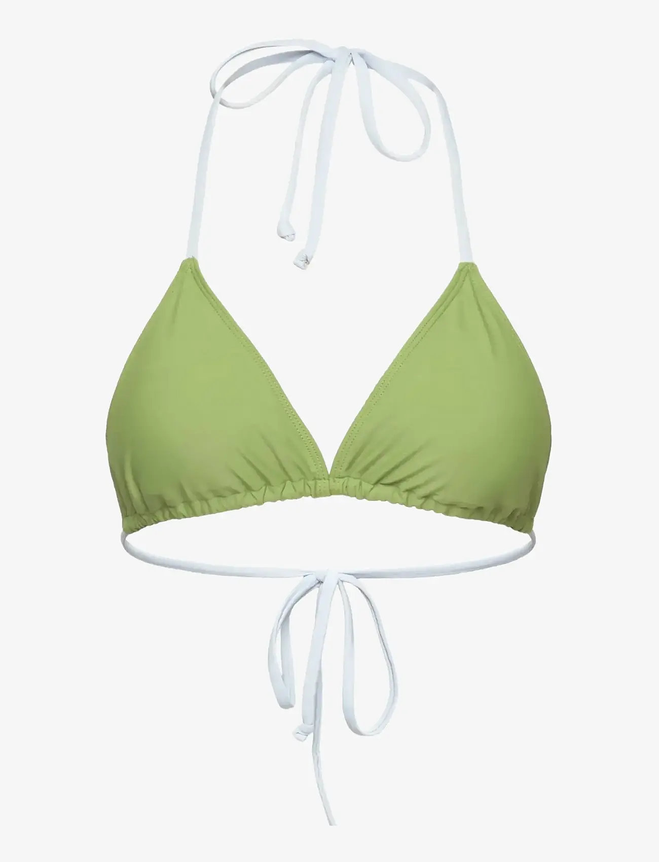 Rosemunde - RWShiitake Triangle Bikini Top - dreieck-bikini-oberteile - new green contrast strings - 0