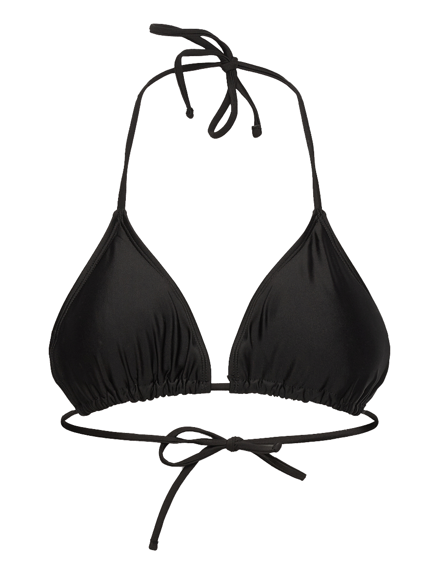 Rosemunde - RWShiitake Triangle Bikini Top - triangle bikinis - black - 0