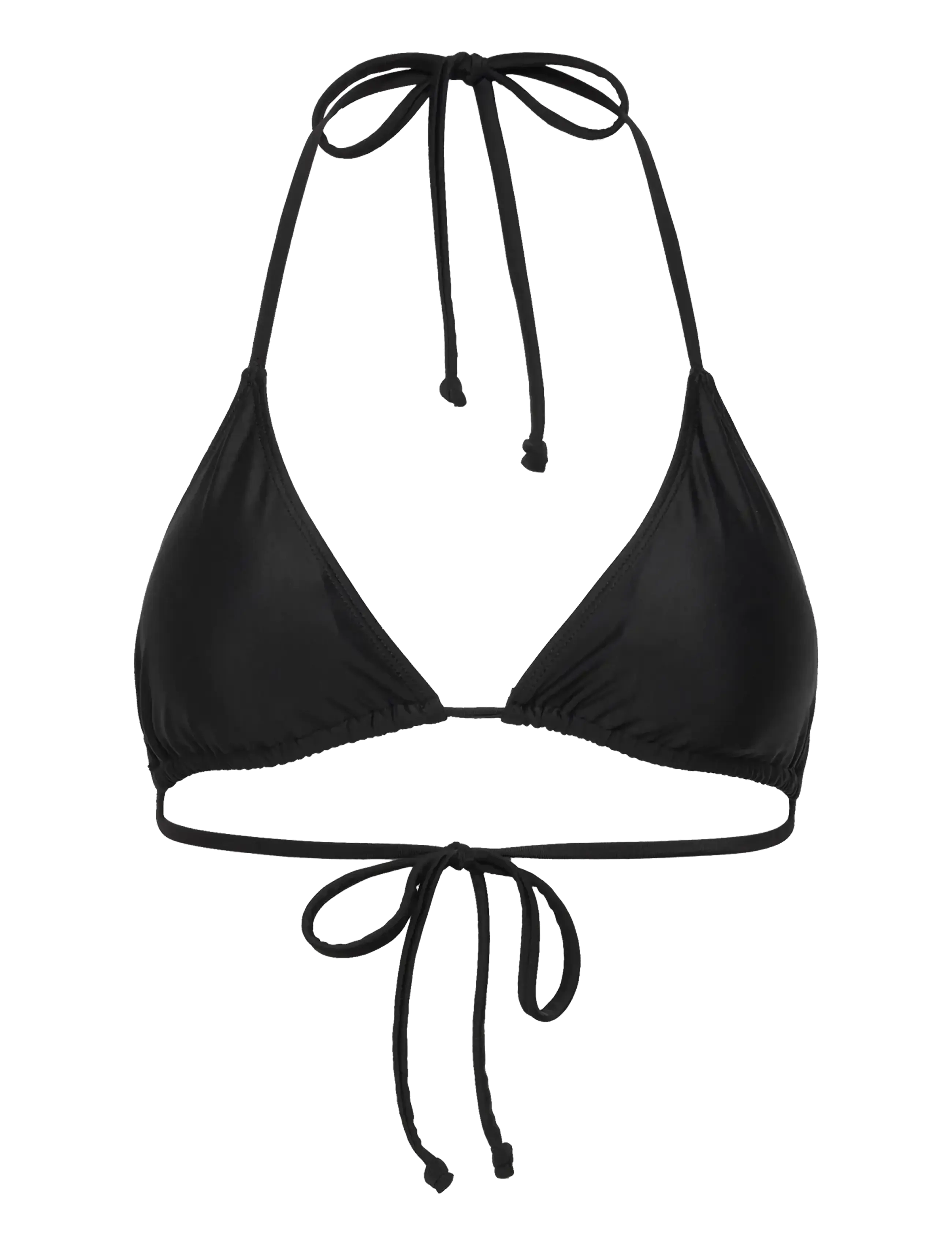 Rosemunde RWShiitake Triangle Bikini Top - Swimwear - BLACK / black