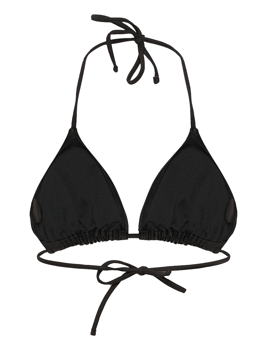 Rosemunde - RWShiitake Triangle Bikini Top - triangle bikinis - black - 1