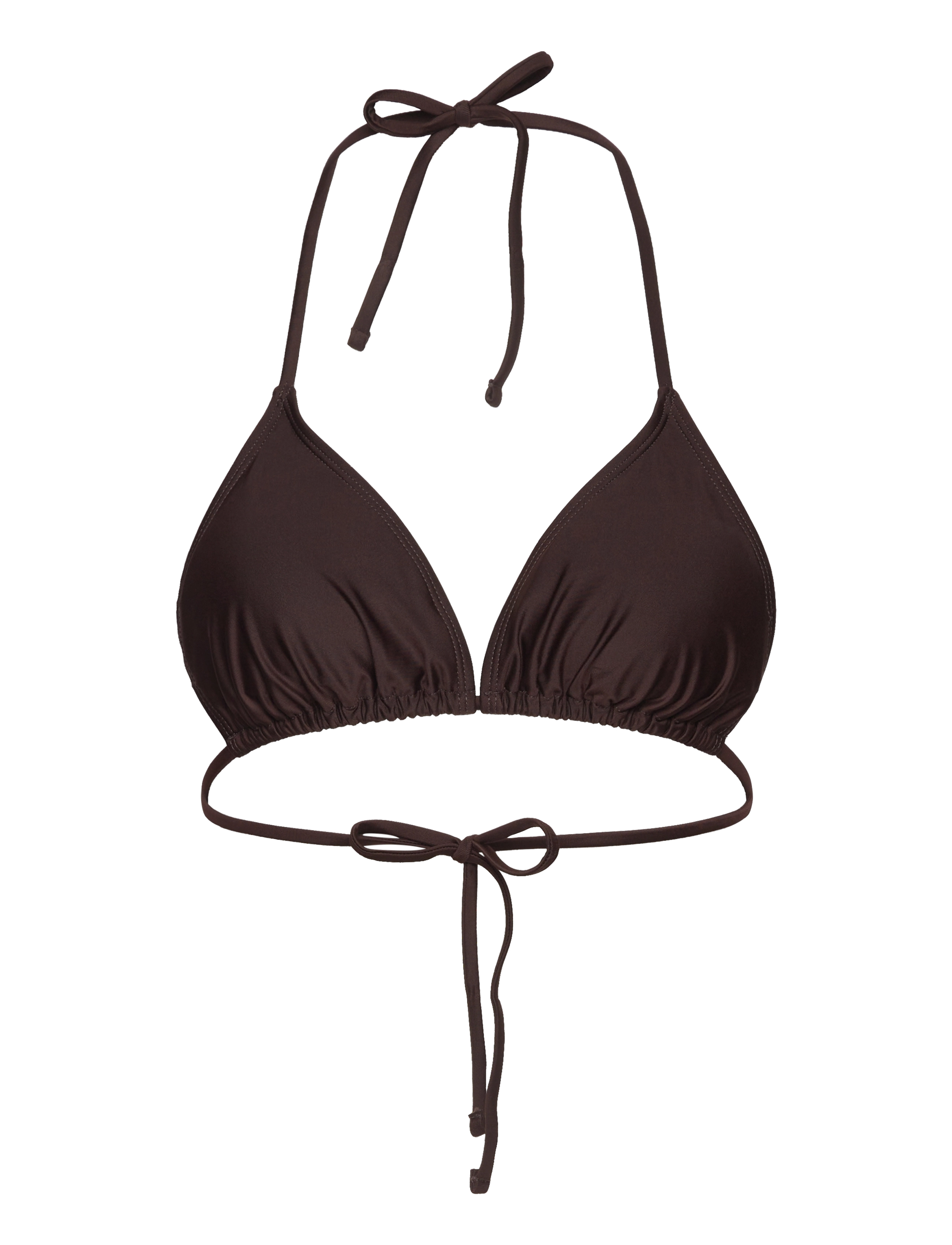 ROSEMUNDE Rwshiitake Triangle Bikini Oberteil Braun - S - Damen