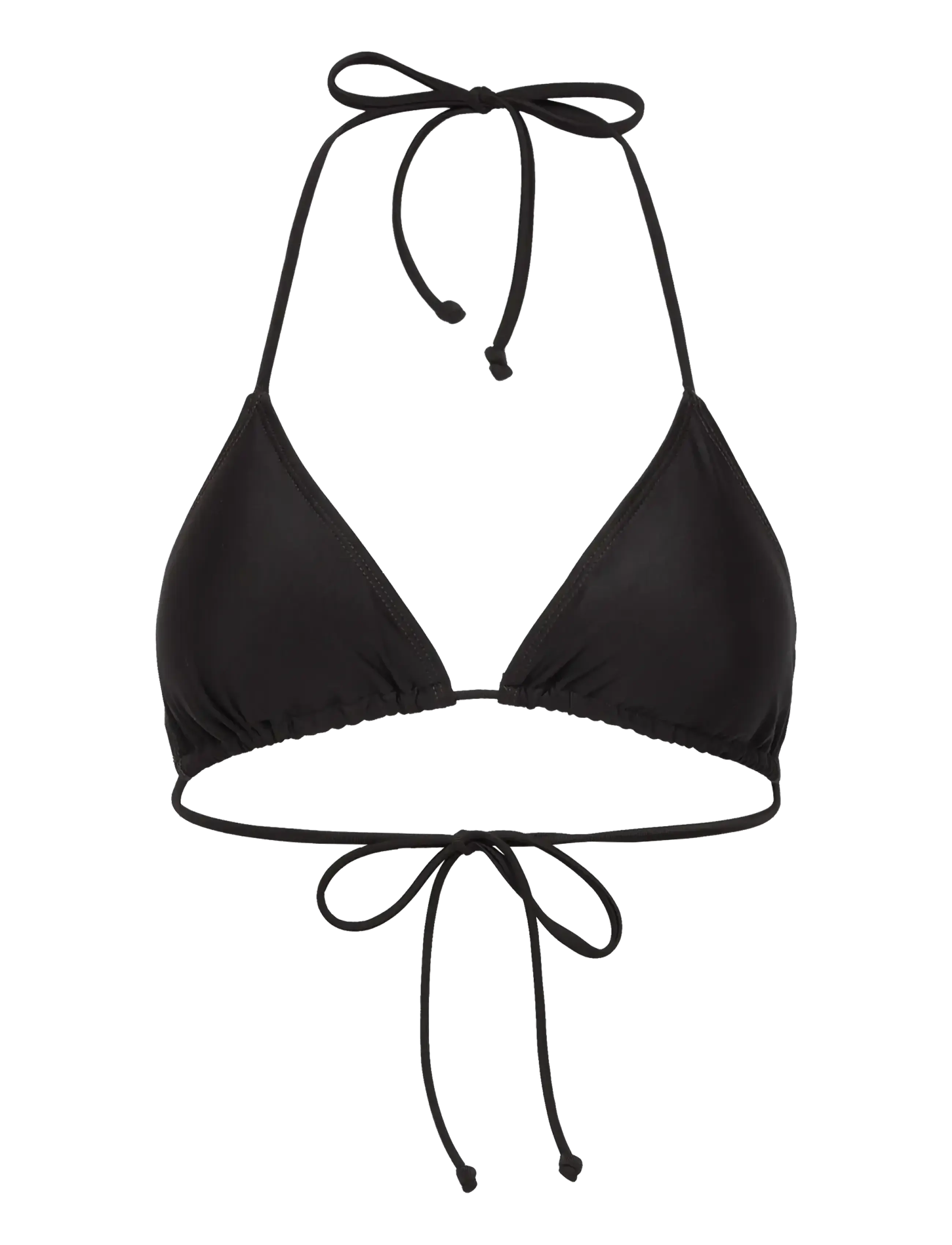 Rosemunde Rwshiitake Triangle Bikini Top, Damen, Gepunktetes Triangel Bikini Oberteil, Braun, Gr.XL