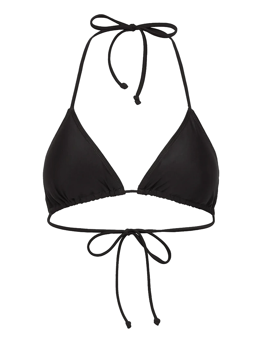 Rosemunde - RWShiitake Triangle Bikini Top - dreieck-bikini-oberteile - black brown - 0