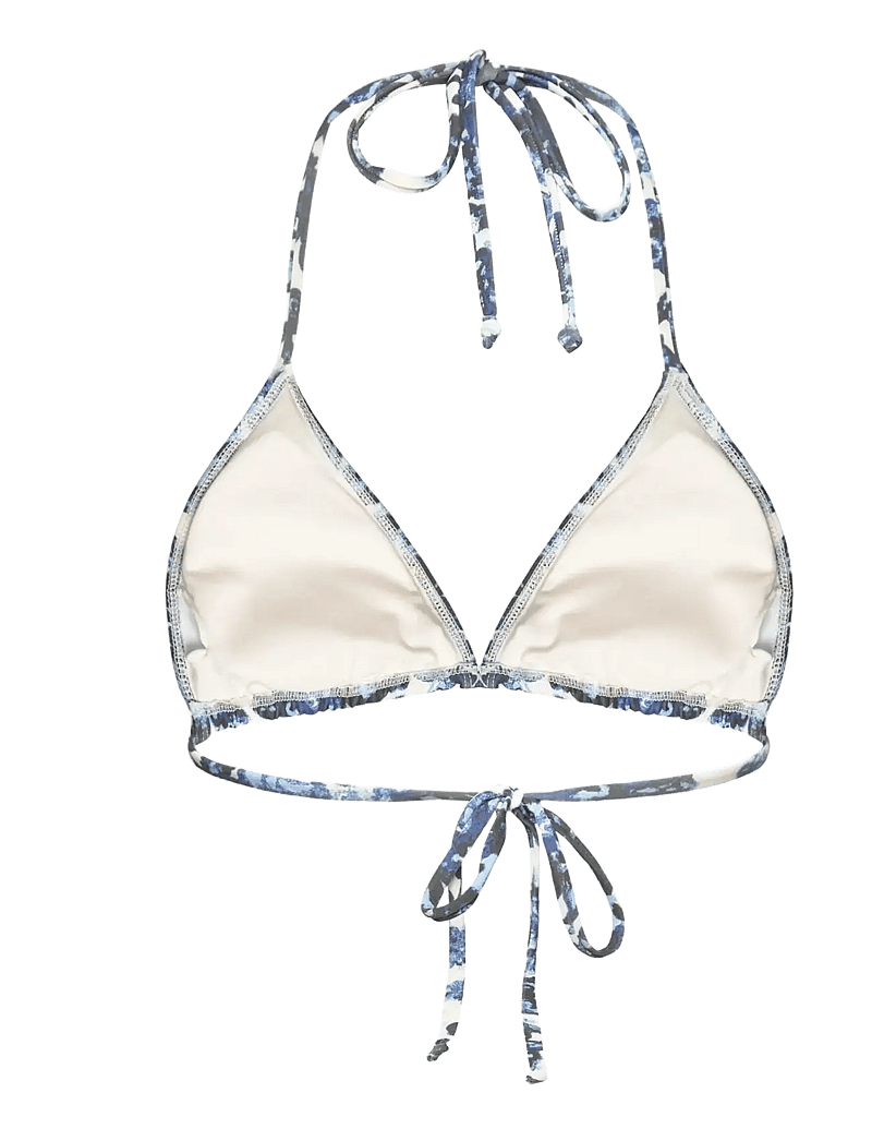 Rosemunde - RWShiitake Triangle Bikini Top - trekantsbikinier - blue ink - 1