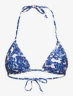 Triangle bikini top - BLUE INK PRINT