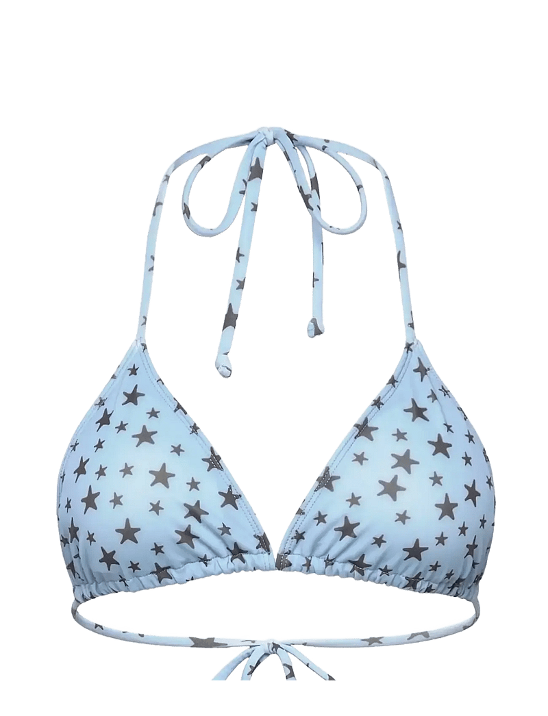 Rosemunde - RWShiitake Triangle Bikini Top - trekantsbikinier - blue star - 0