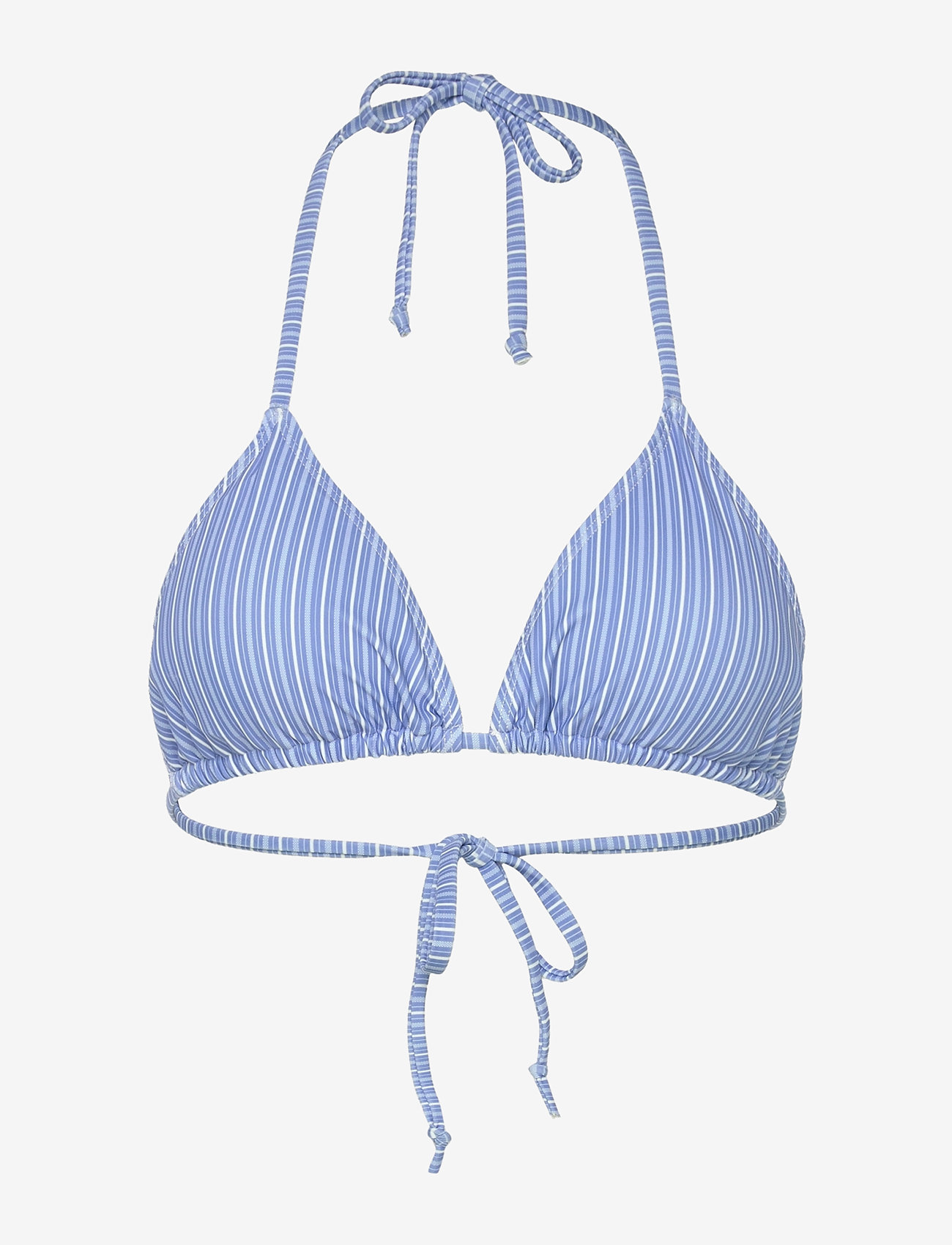 Rosemunde - RWShiitake Triangle Bikini Top - trekantsbikinier - blue stripe - 1