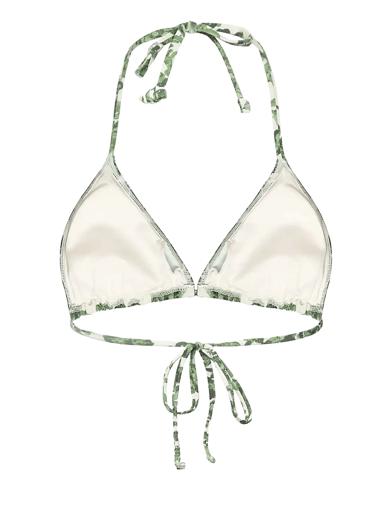 Rosemunde - RWShiitake Triangle Bikini Top - trekantsbikinier - green ink - 1