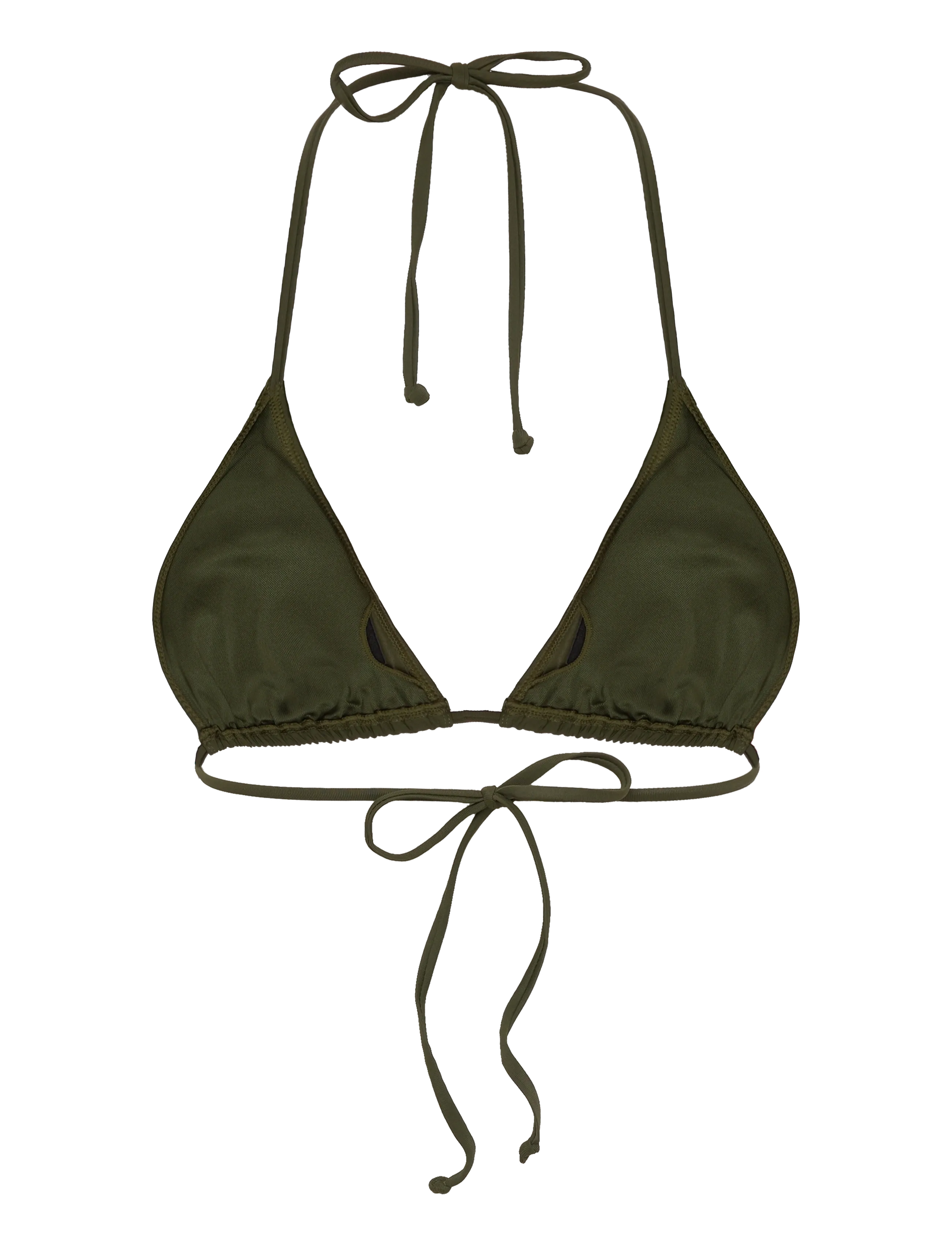 Rosemunde - RWShiitake Triangle Bikini Top - dreieck-bikini-oberteile - rifle green - 1