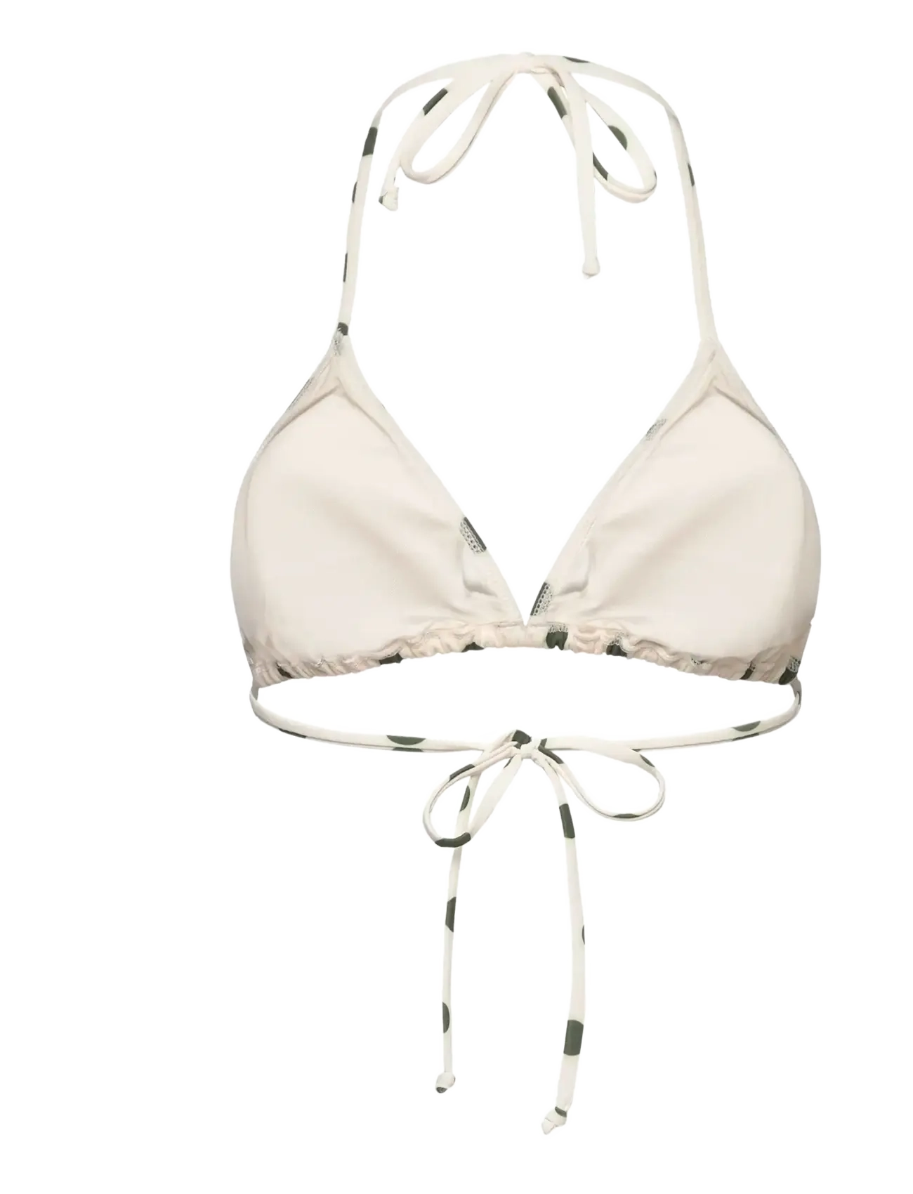 Rosemunde - RWShiitake Triangle Bikini Top - dreieck-bikini-oberteile - warm gray dot - 1