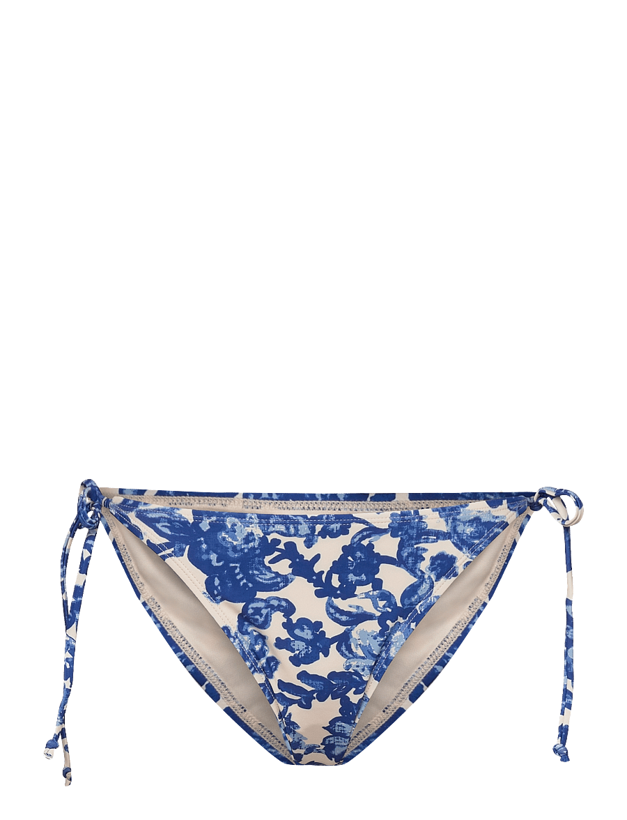 Rosemunde - RWShiitake Bikini Brief Low Waist - küljelt seotavad bikiinid - blue ink print - 0