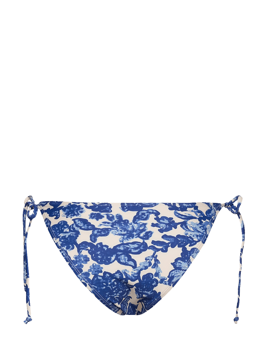 Rosemunde - RWShiitake Bikini Brief Low Waist - küljelt seotavad bikiinid - blue ink print - 1