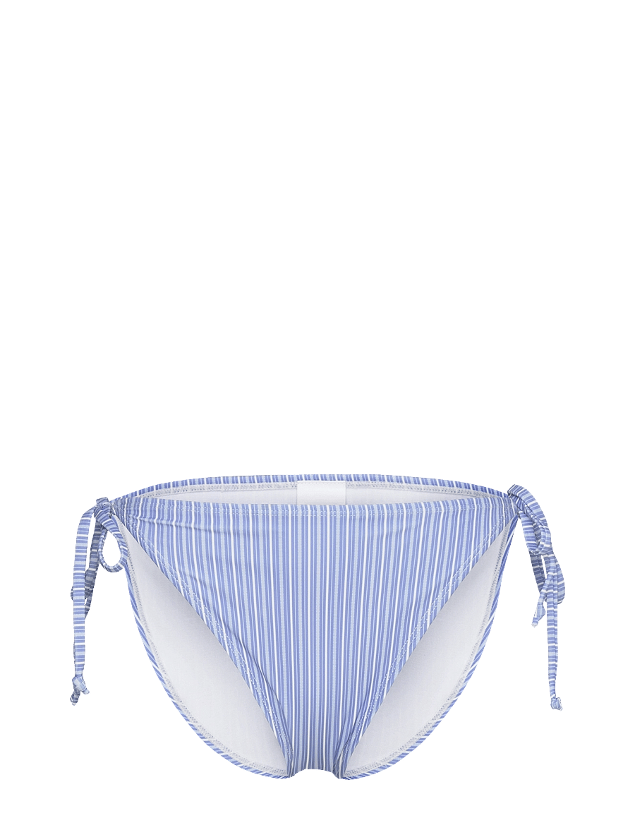Rosemunde - Bikini brief low waist - bikini ar siksniņām sānos - blue stripe - 1