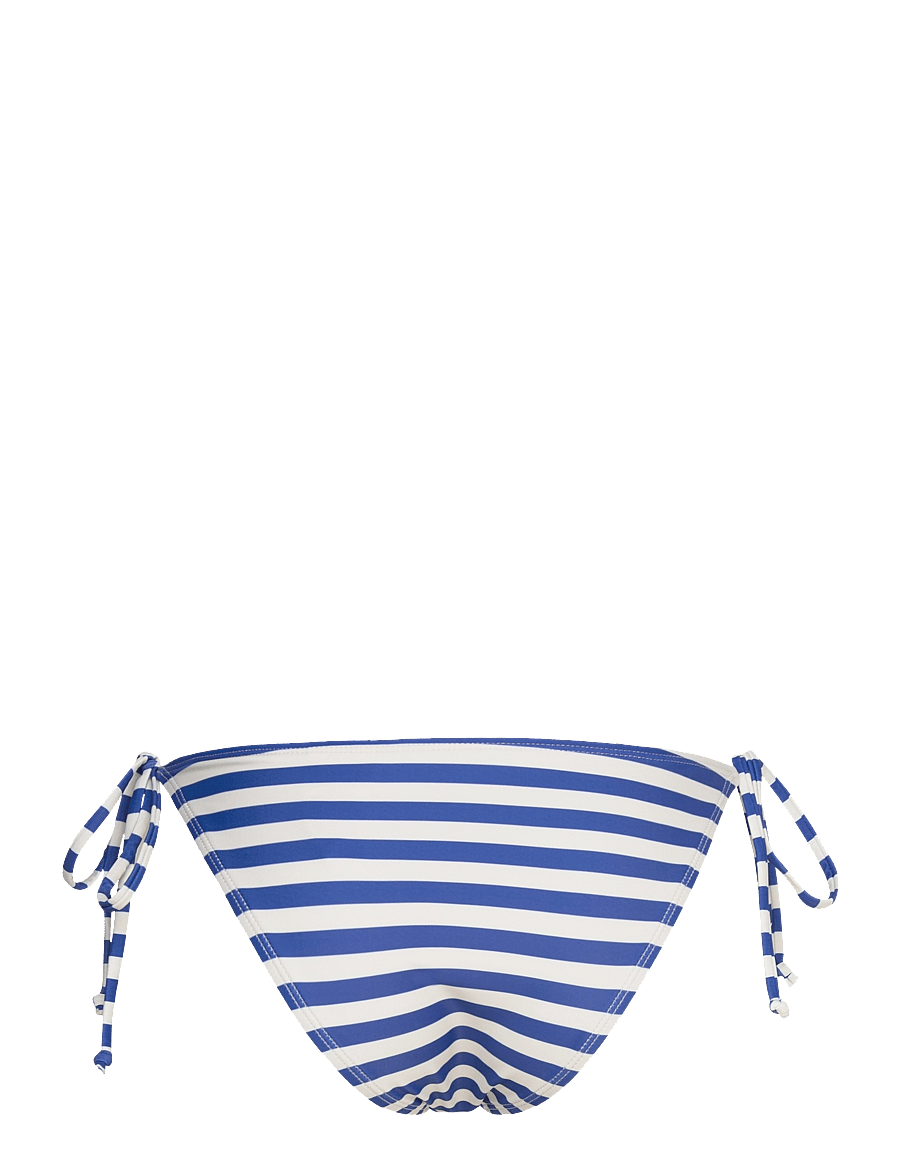 Rosemunde - RWShiitake Bikini Brief Low Waist - side tie bikinitrosor - blue stripe print - 1